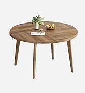 VASAGLE MAEZO Collection - Round Dining Table for 4-6 People, 47.2 Inches Circle Kitchen Table wi...