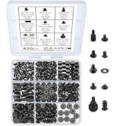 420pcs Computer Screws, Motherboard Standoffs and Screws Kit, Motherboard Screws, Laptop Screws, ...