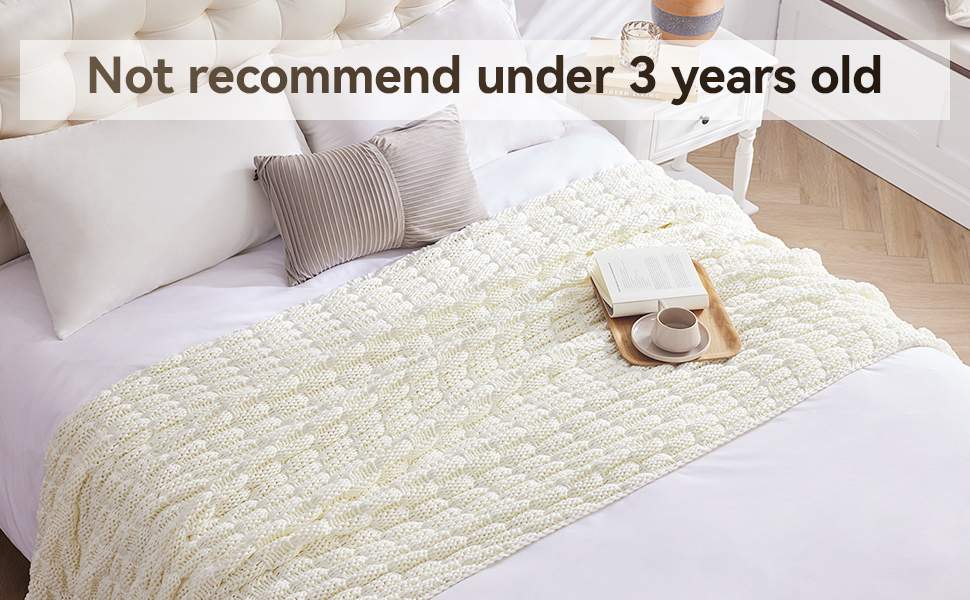 knitted weighted blanket