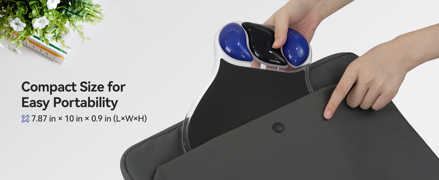 mouse pad with wrist rest