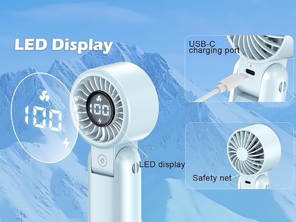 handheld fan rechargeable