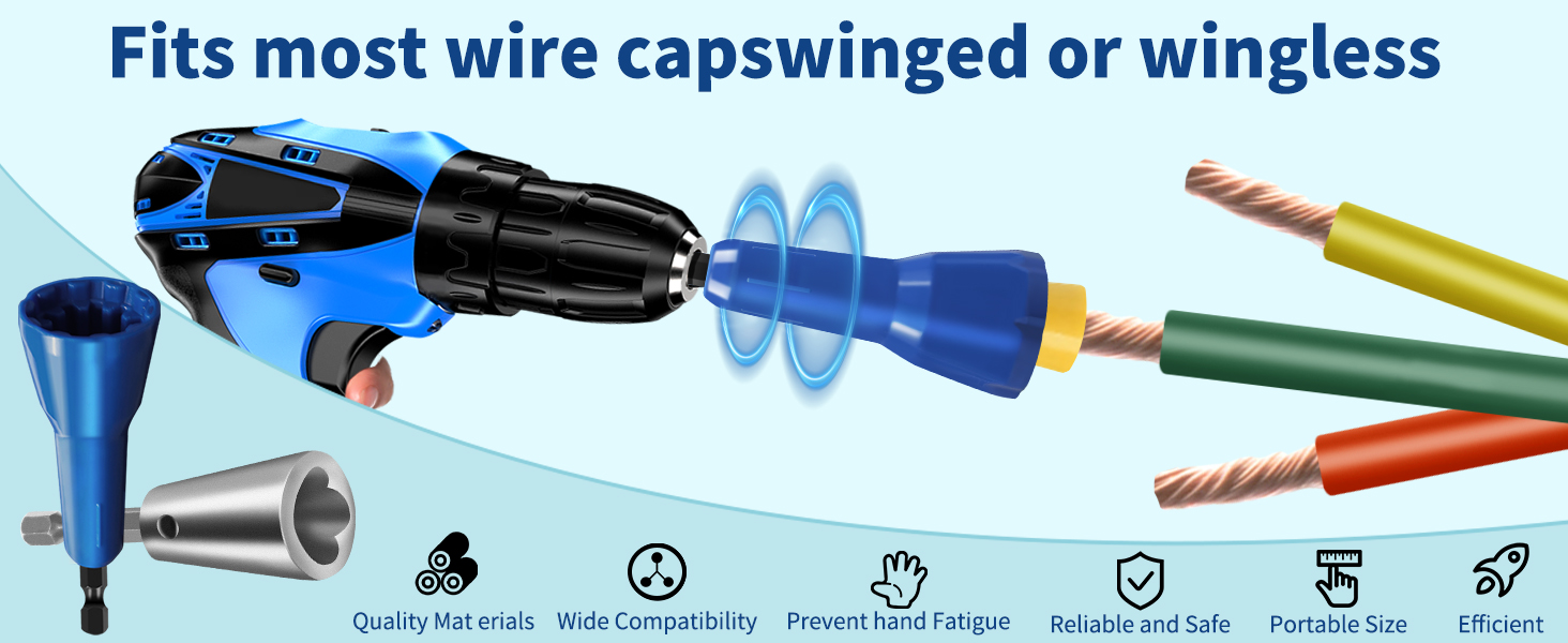 wire stripping and twisting tool for drill