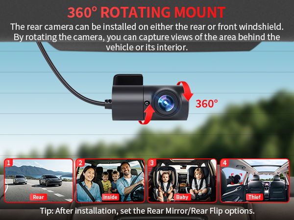 Dash Cam Front and Rear