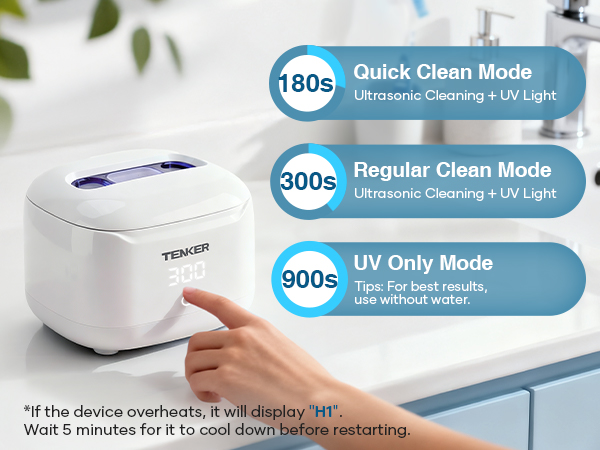 3 Cleaning Modes
