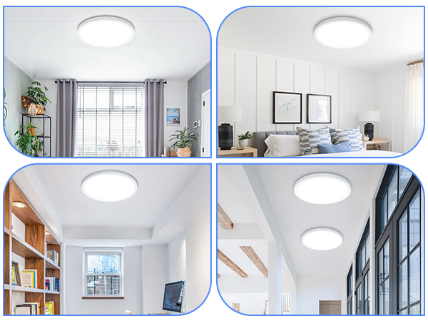 wide application of led ceiling lighting for variety indoor household space