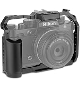 LEFTFOTO Camera Cage for Nikon Z f with Handle Grip,Camera Protection Frame Rig with Arca Base,Vi...