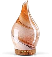 Porseme 150ml Essential Oil Diffuser Glass Color Changing Aroma Air Diffusers Aromatherapy Ultras...