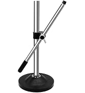 5 Core Mic Stand Desk Height Adjustable Height Extendable Boom Arm Table Microphone Holder w Roun...