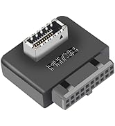 WENZIYAXU USB 3.0 19/20PIN to Type E Kye A 90-Degree Bend Adapter - Expand Your Computer with a U...
