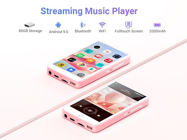 MP3 Player with Bluetooth and WiFi