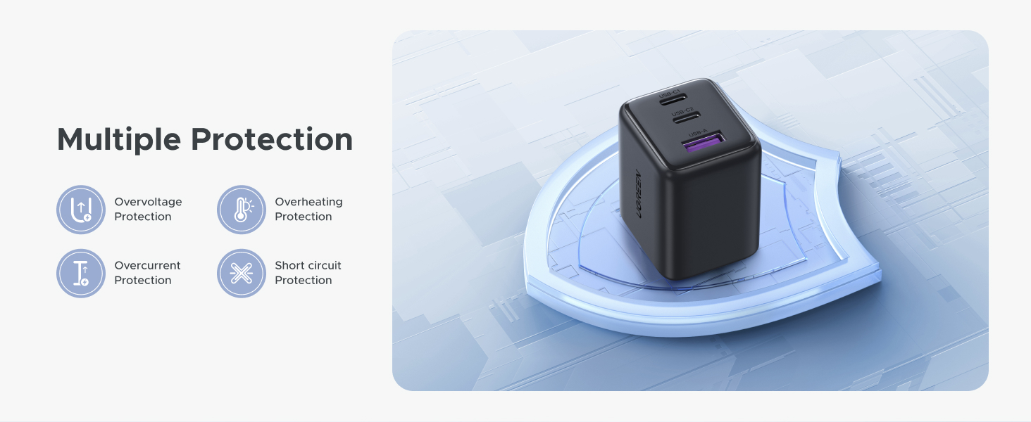 ugreen 30w fast charger showing