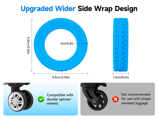luggage wheel covers