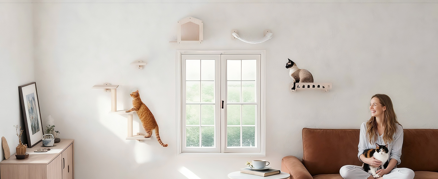 above the window