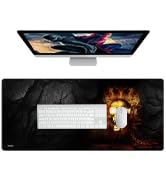 mousemat desktop small big keyboard black gel rest wrist support game pc office accessories