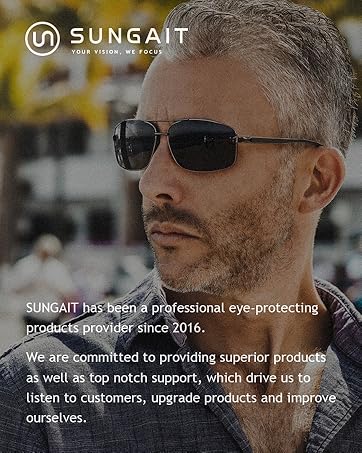 SUNGAIT mens sunglasses
