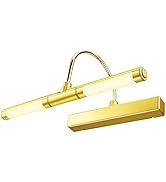 HONGUT Wireless Painting Lights with Remote, Rechargeable Picture Light, 28 LEDs Rotatable Light ...