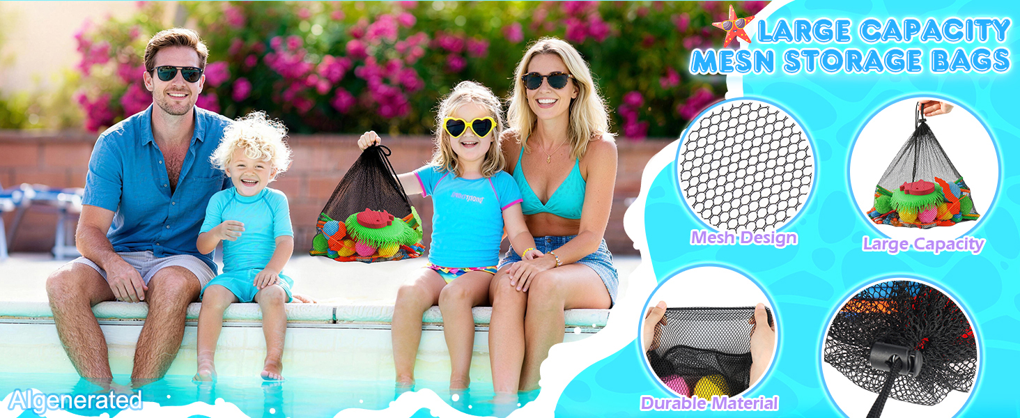Mesh Storage Pool Bag