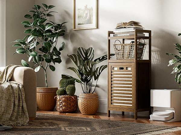 living room tilt out hamper cabinet