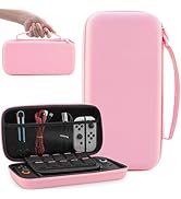 FUNDIARY Pink Carrying Case for Nintendo Switch 2 2025, Shcokproof Accessories Bundle for Switch ...