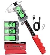 GODESON Disc Brake Rotor Micrometer,Digital Caliper Measuring Tool for Disc Brake-mm/inch/f Units...