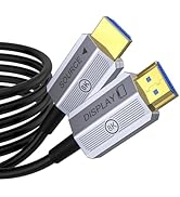 Fibopitcal 8K Fiber Optic HDMI Cable 50 ft, 48Gbps Long HDMI 2.1 Cable 8K@60Hz/4K@120Hz, Ultra HD...