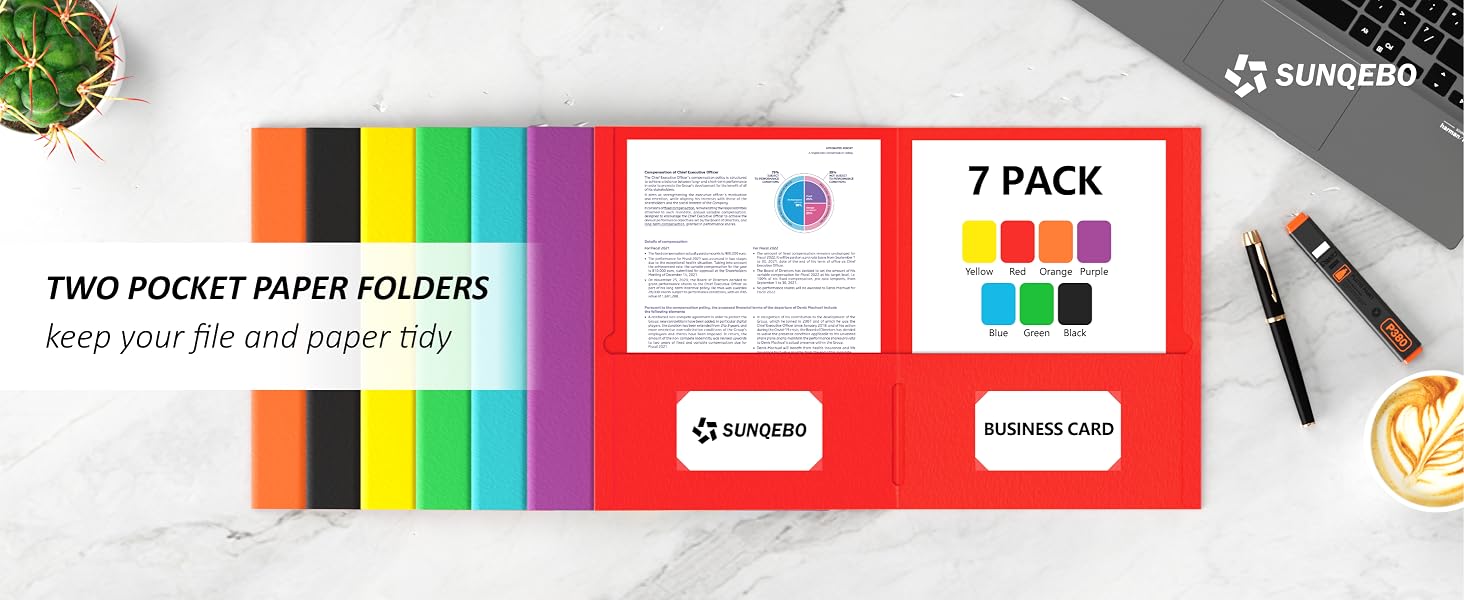 folders with pockets