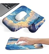 Mcapirivo Ergonomic Mouse Pad with Gel Wrist Rest (1