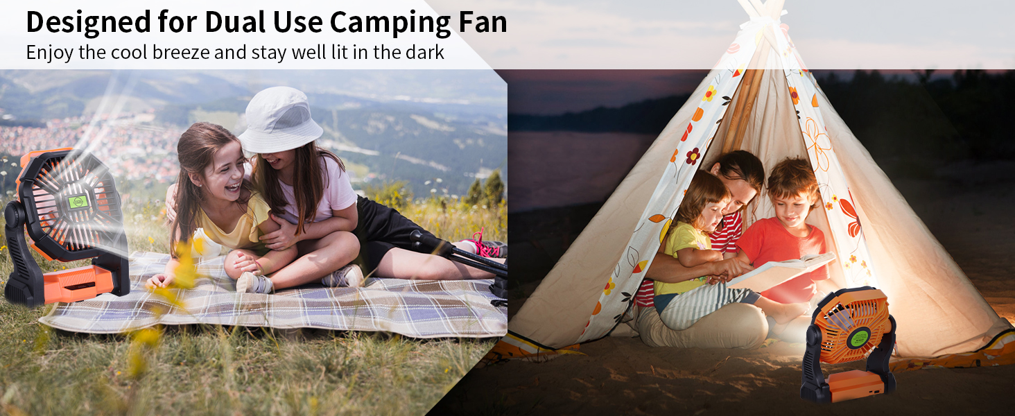 camping fan for tent