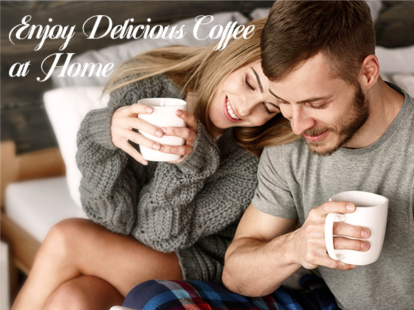 Enjoy delicious coffee at home