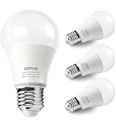 12W A19 LED Light Bulb, E26 Base, 6500K Daylight White, 1050 Lumens, Non-Dimmable, 120V High Brig...