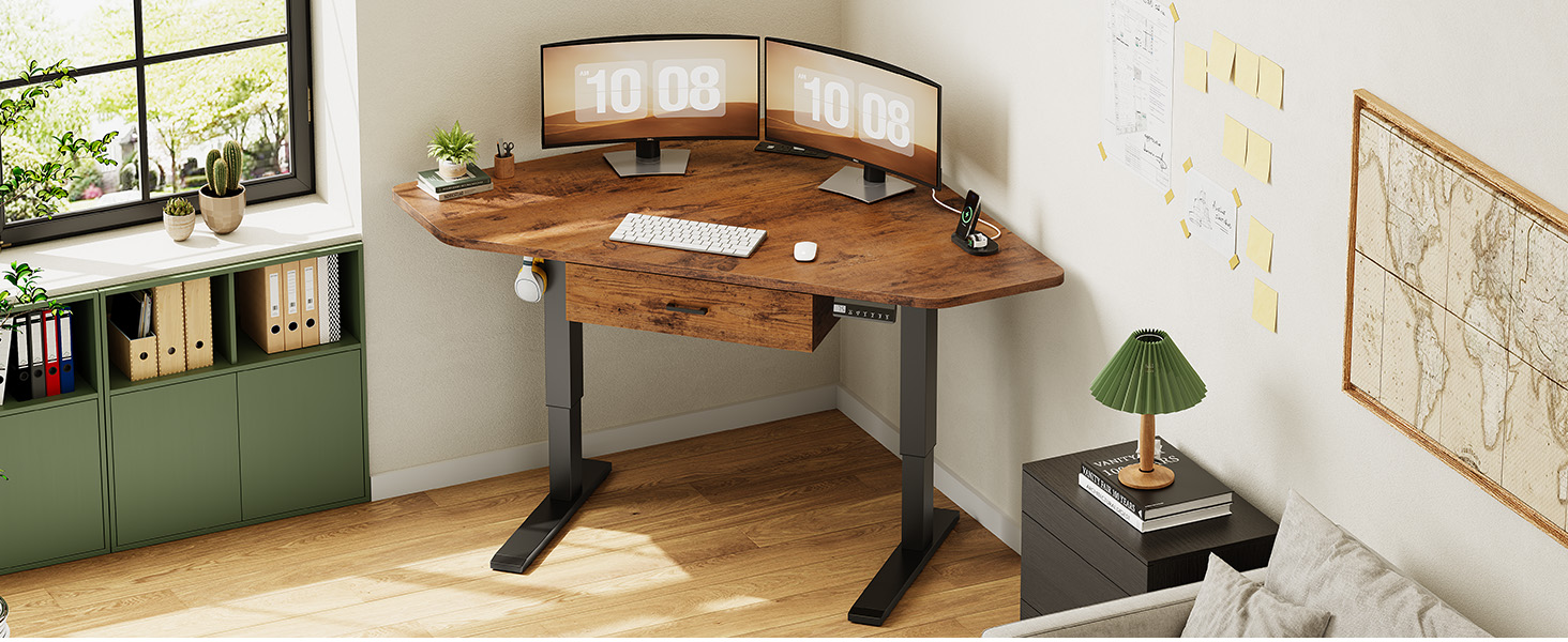 standing corner desk