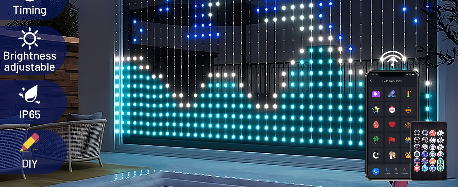 Smart Curtain Lights