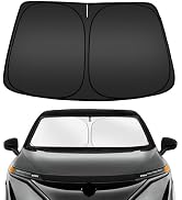 ARISMOTOR Windshield Sun Shade for NIS-san Ariya EV 2023-2025, Custom Fit Foldable Front Window S...