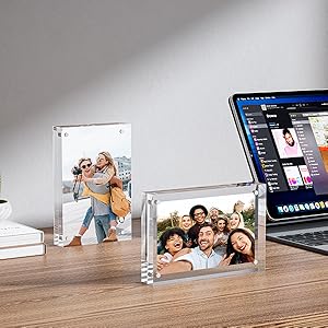 5x7 floating picture frame clear magnetic picture frames 5x7 acrylic sign holder 5 by 7 frame