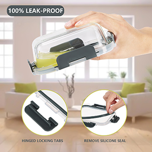 Glass Food Containers with Lids