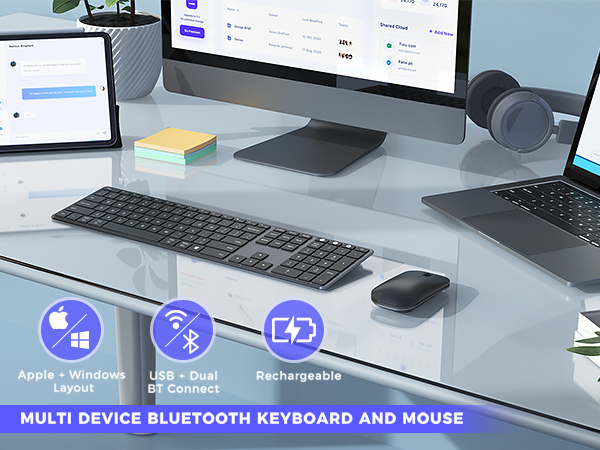 bluetooth keyboard and mouse combo