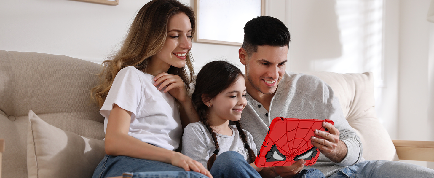 Spider-Galaxy Tab A11 Plus- Red Black PC2