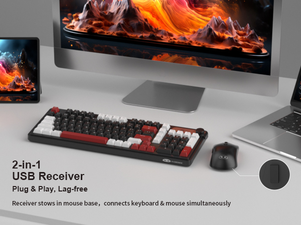 wireless keyboard and mouse combo