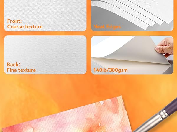 140lb/300gsm watercolor paper