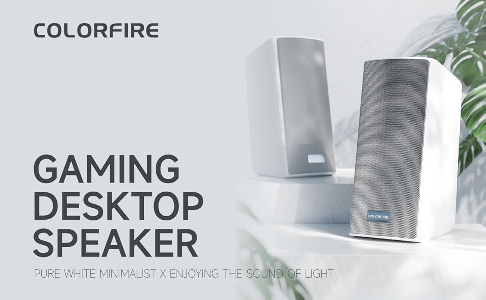 colorful Gaming Desktop Speaker