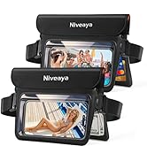 Niveaya Double Space Waterproof Fanny Pack, IPX8 Waterproof Dry Bag Waist Pouch for Beach, Kayaki...