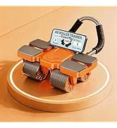 Ab Wheel Roller with Auto-Return &amp; Extra Wide, 4 Wheel Ab Roller for Abs Workout, Core Strengthen...