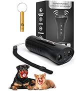 Dog Bark Deterrent Devices, Stop Own or Neighbor's Dog Barking Fast with 3 Modes (Ultrasonic/Beep...