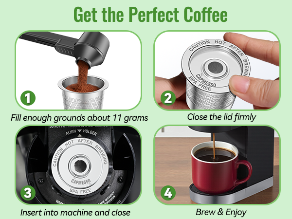reusable coffee pods