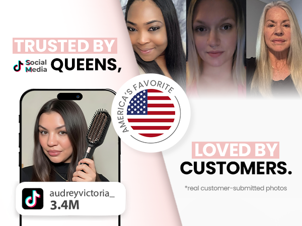 Hair Straightening Brush