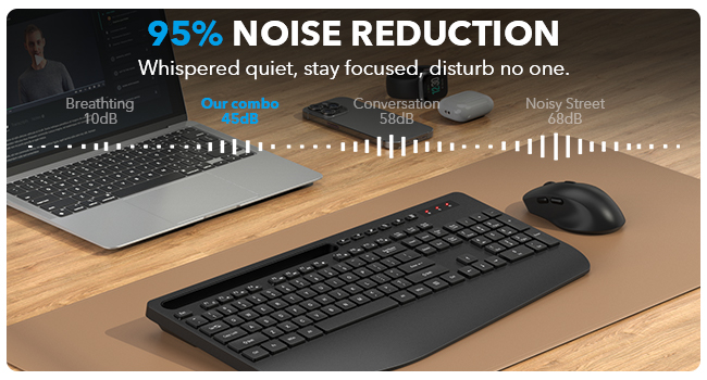 quite keyboard and mouse wireless