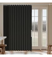 Jilron Sliding Door Curtains Blackout Curtains Accordion Doors Interior Patio Door Curtain Slidin...