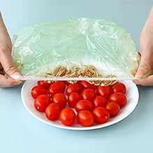 HuiYouHui 60 Reusable Elastic Food Bowl Storage Covers