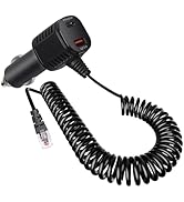 MONDGE Radar Detector Power Cord with USB and USB-C Fast Charging Dual Port Car Cord Compatible w...