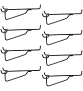 Pegboard Shelf Hooks, 8PACK 6" Metal Utility Hook Set, 1/4 inch Peg Board Organizer Accessories, ...
